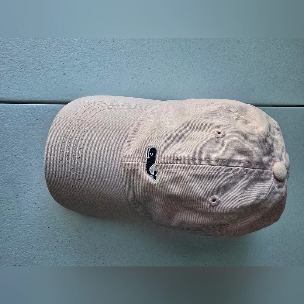 Vineyard Vines pink womens trucker cap hat snap back one size embroidered cap